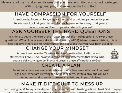 Seven Ways To Learn From Your Mistakes Challenge Sheet