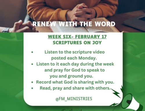 Renew with the Word – Joy (Week 7)